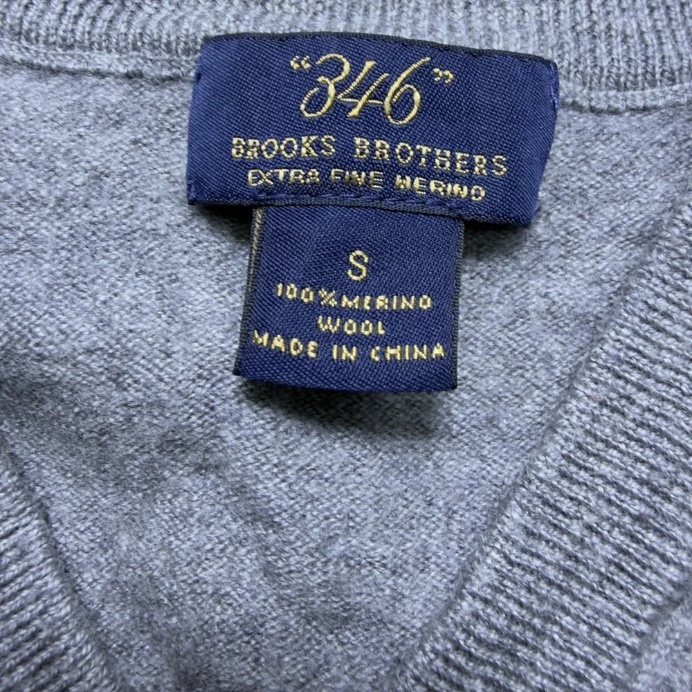 Brooks Brothers Small Extra Fine Merino Vest Preppy Classic  Blokecore Golf